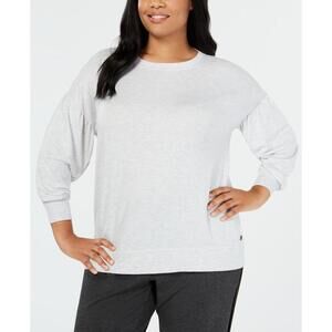 Ideology Womens Plus Size Drop-Shoulder Top Size 1X